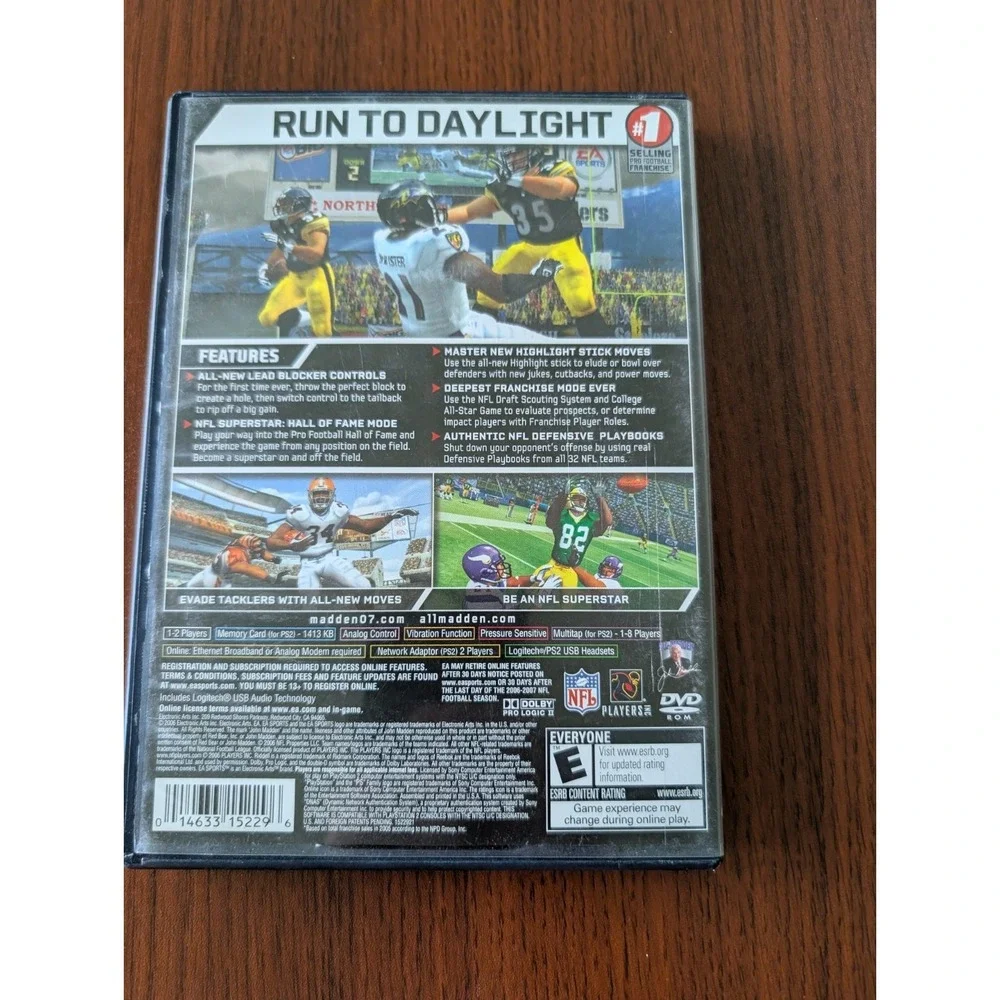 Madden NFL 07 Sony PlayStation 2 PS2 EA Sports